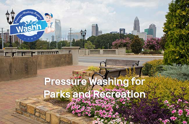 Parks and recreational area pressure washing charlotte nc
