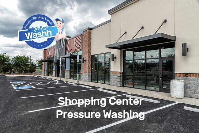 Shopping center pressure washing charlotte nc