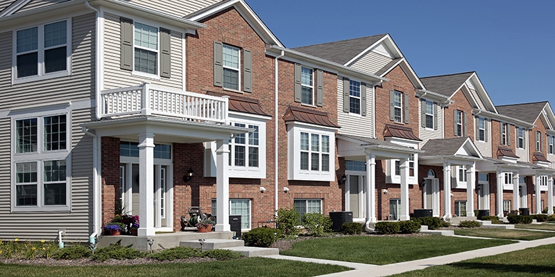 brick townhomes | townhome community cleaning service