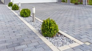 clean modern driveway | paver cleaning companies