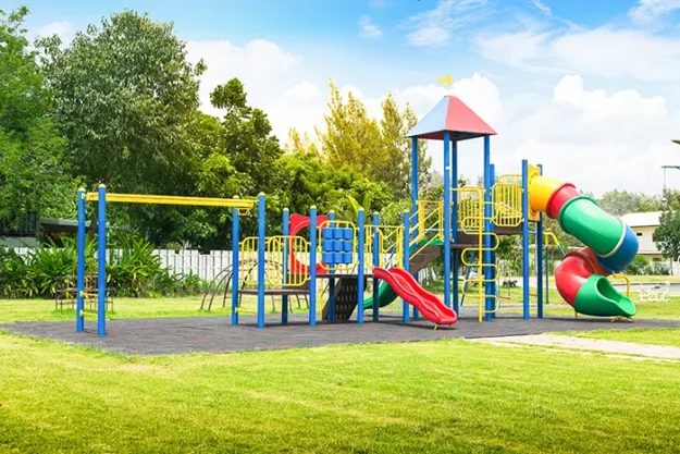 a playground | pressure washing playground
