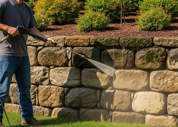 Why You Should Pressure Wash Garden Walls Every Season pressure wash garden walls