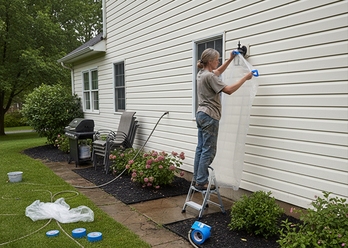 pressure wash for vinyl siding maintenance