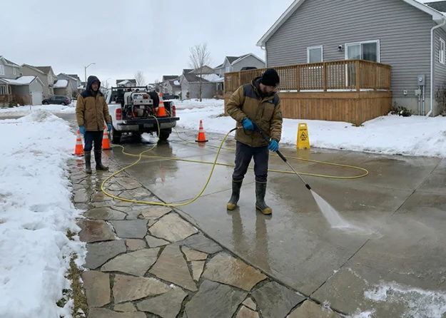 Pressure Washing in Winter- What’s Safe and What’s not in Cold Weather Pressure washing in winter