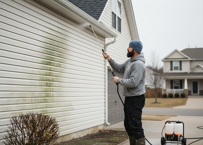 pressure washing in cold weather