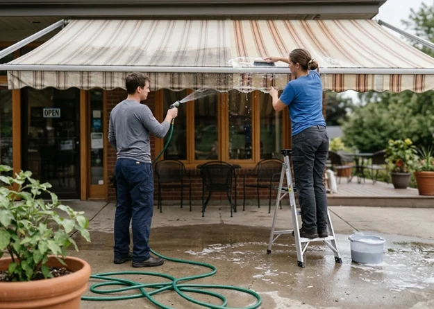 awning cleaning tips