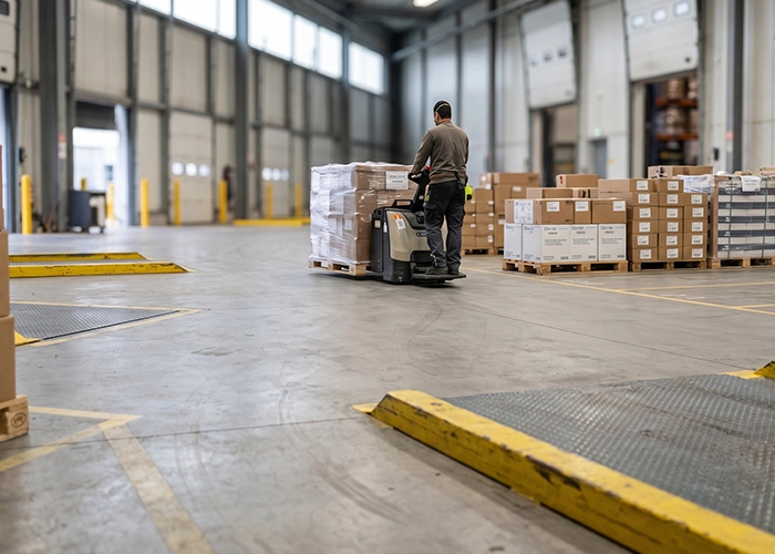 commercial loading dock cleaning