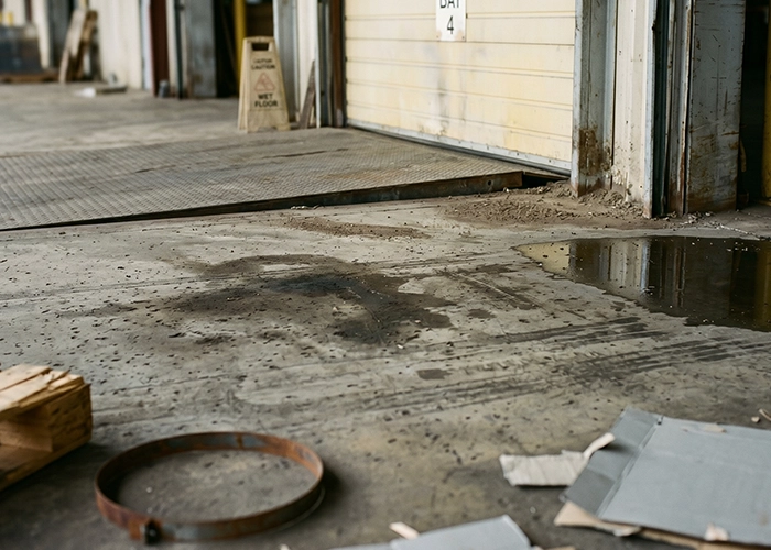 commercial loading dock cleaning