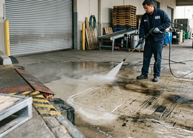 loading dock cleaning