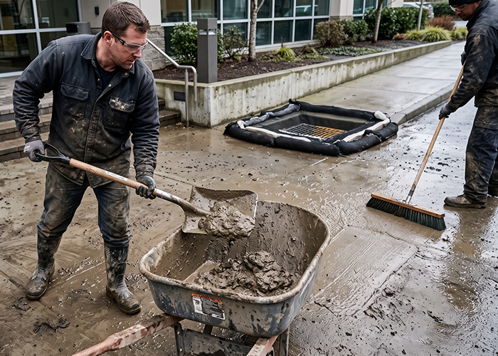 post-storm property cleanup